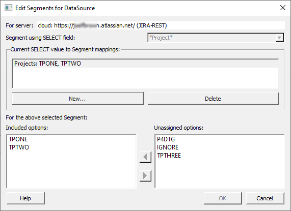 Image of the Edit segments for datasource dialog