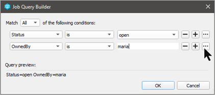 jobquery builder nested select