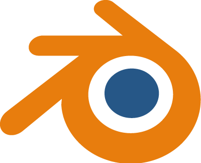 Blender logo.