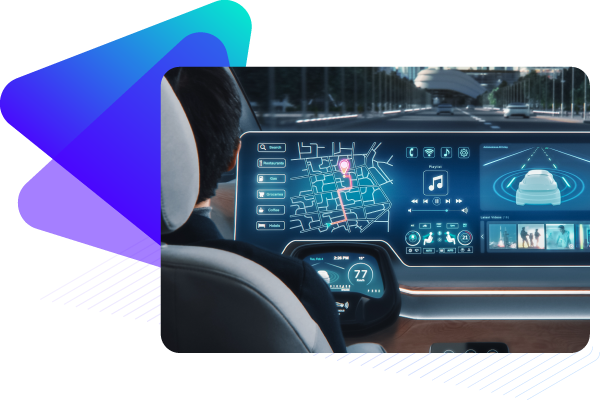 In-vehicle infotainment automotive display.