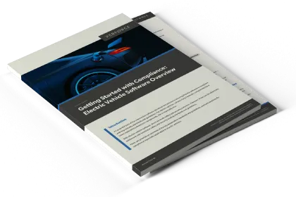 Image of Electric Vehicle Software Compliance Overview White Paper